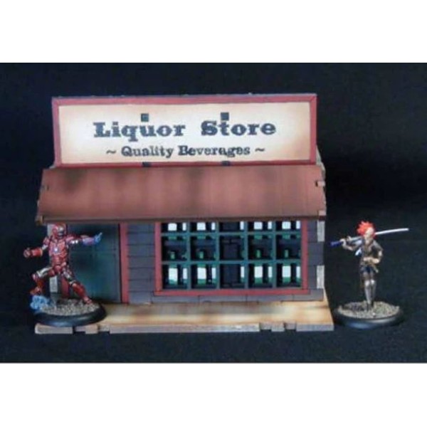 TTCombat - MDF Terrain - Wild West - Liquor Store