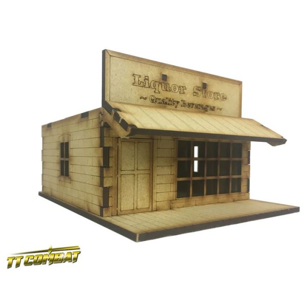 TTCombat - MDF Terrain - Wild West - Liquor Store