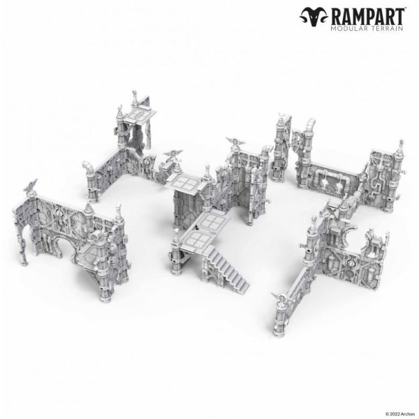 Archon Studios - Rampart Terrain - Cobalt Foundry