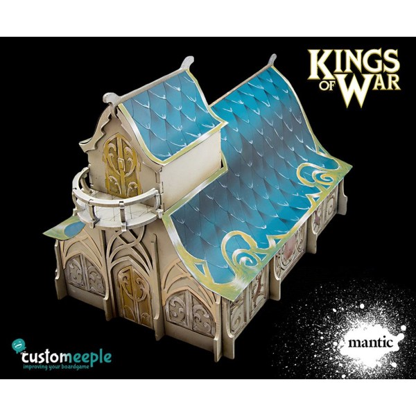 Custom Meeple - Kings Of War Terrain - Elven Manor