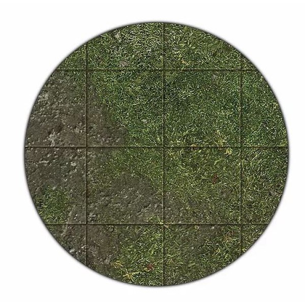 Monster Fight Club - Double Sided Gaming Mat (Gridded) - 3x3 - Broken Grasslands / Desert Scrubland