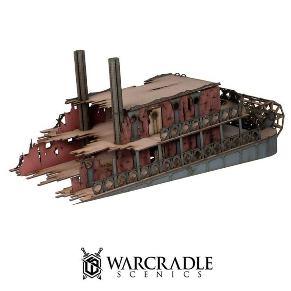 Warcradle Scenics - Black Lake Bayou - Paddle Steamer