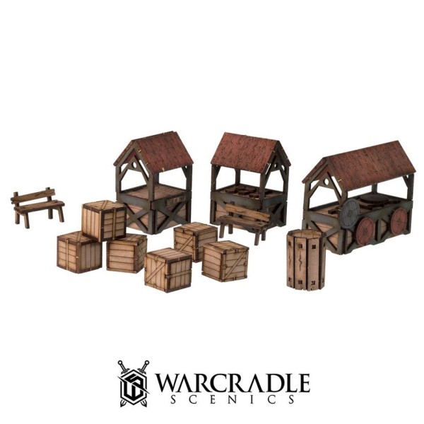 Warcradle Scenics - Estun Village - Market