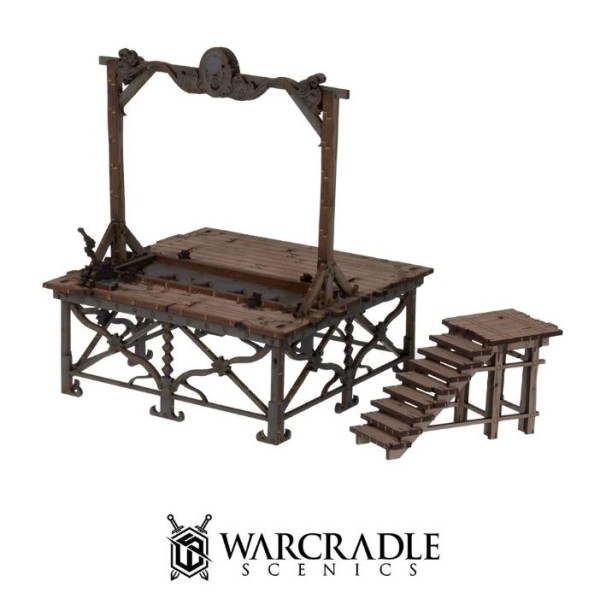 Warcradle Scenics - Red Oak - Gallows and Clock Tower