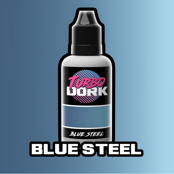 Turbo Dork - Metallic - Blue Steel - Acrylic Paint 20ml