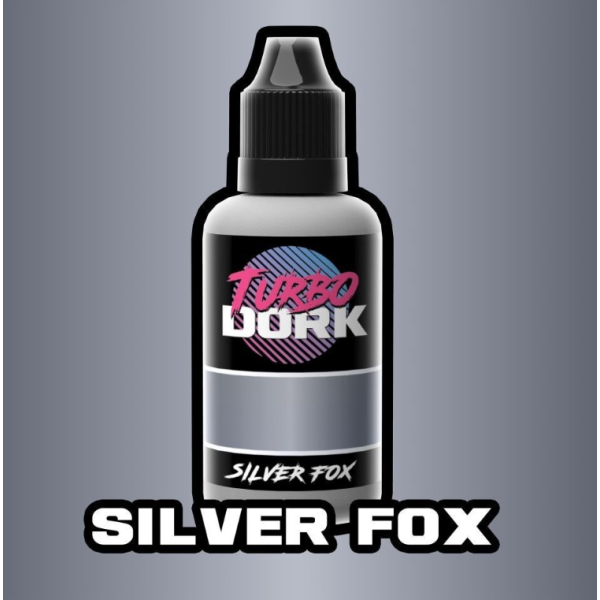 Turbo Dork - Metallic - Silver Fox - Acrylic Paint 20ml