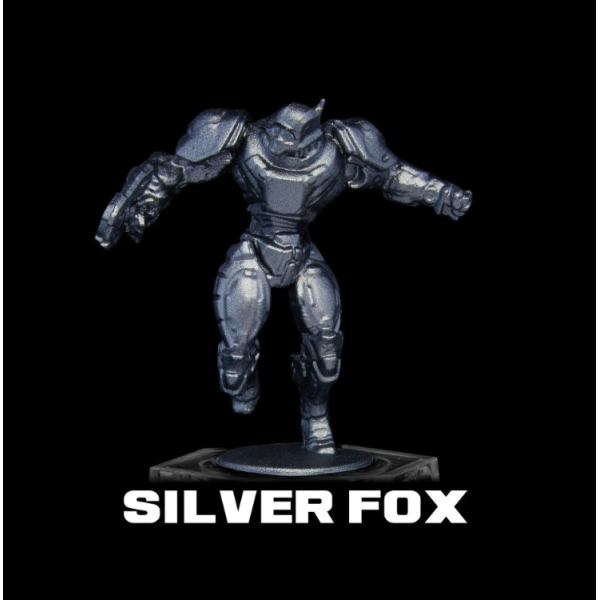 Turbo Dork - Metallic - Silver Fox - Acrylic Paint 20ml