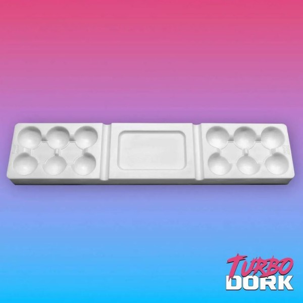 Turbo Dork - Non-Stick Silicone Dry Palette - Large White 