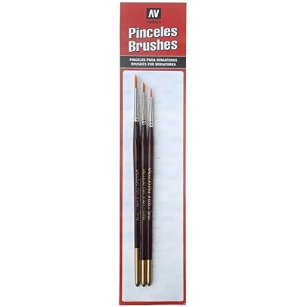 Vallejo - Brushes - Painter Brush Set (0, 1 and 2)