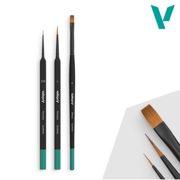 Vallejo Brushes - Precision - Brush Starter Set 1