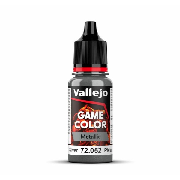 Vallejo Game Color - Metallics - Silver 18ml