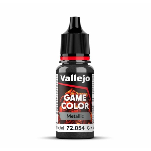 Vallejo Game Color - Metallics - Dark Gunmetal 18ml
