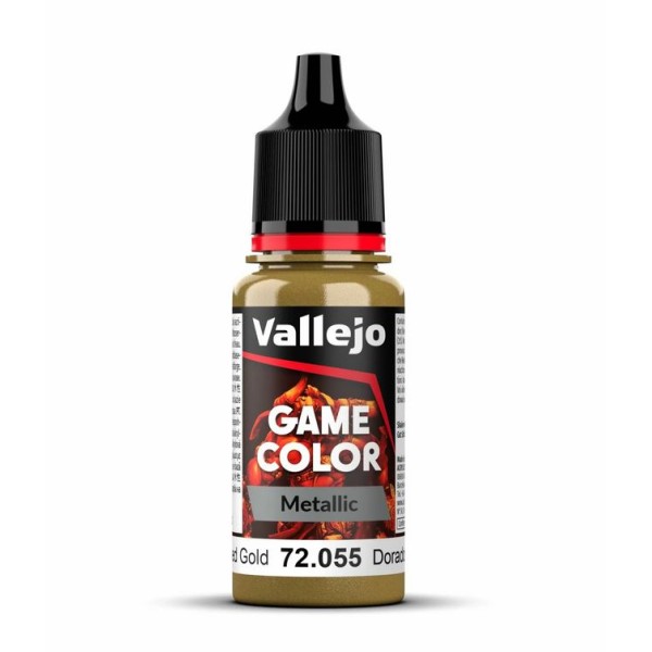 Vallejo Game Color - Metallics - Polished Gold 18ml