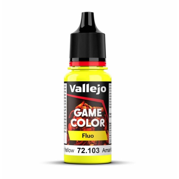Vallejo Game Color - Fluo - Fluorescent Yellow 18ml