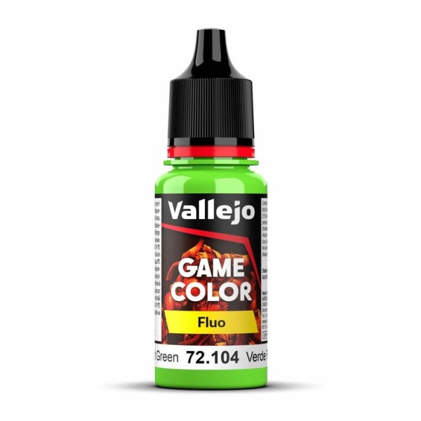 Vallejo Game Color - Fluo - Fluorescent Green 18ml