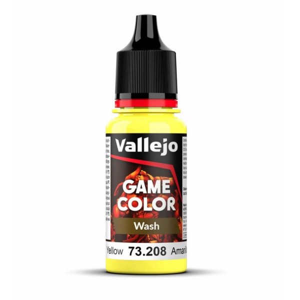 Vallejo Game Color - Wash - Yellow 18ml