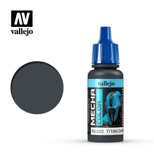 Vallejo - Mecha Color Airbrush Paints - Titan Dark Blue
