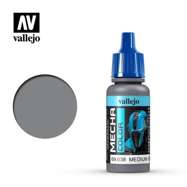 Vallejo - Mecha Color Airbrush Paints - Medium Grey