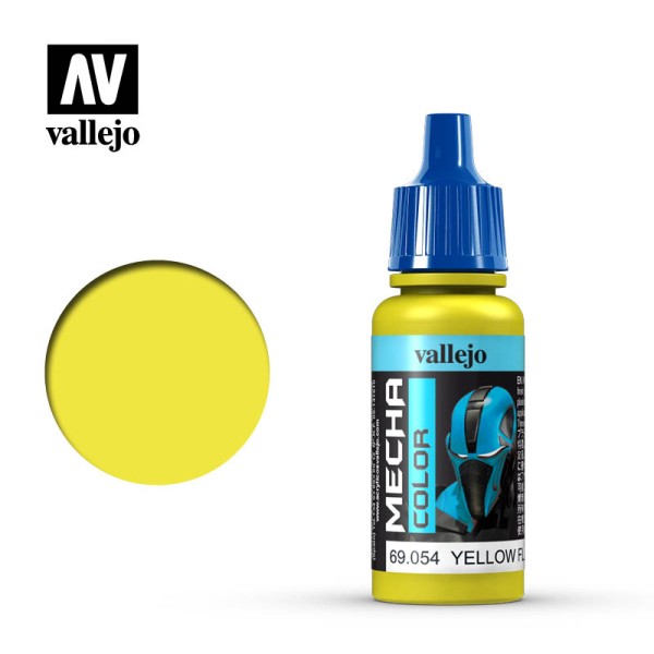 Vallejo - Mecha Color Airbrush Paints - Yellow Fluorescent