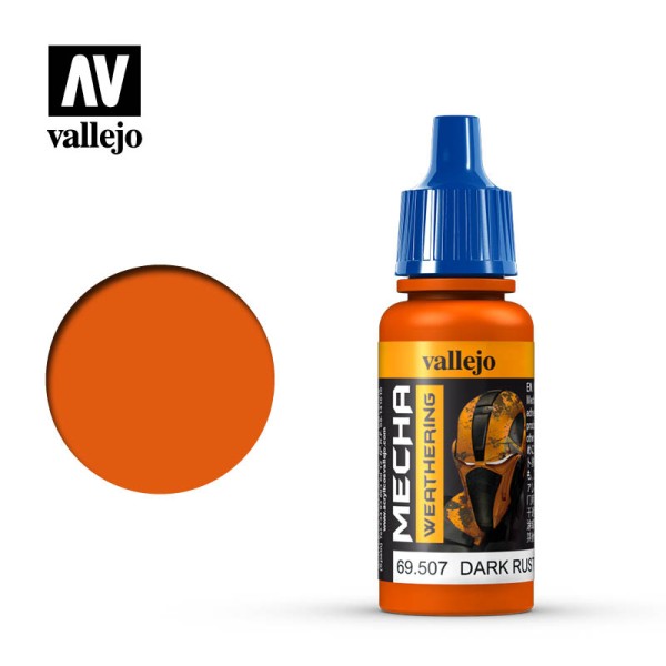Vallejo - Mecha Color Airbrush Paints - Dark Rust Wash