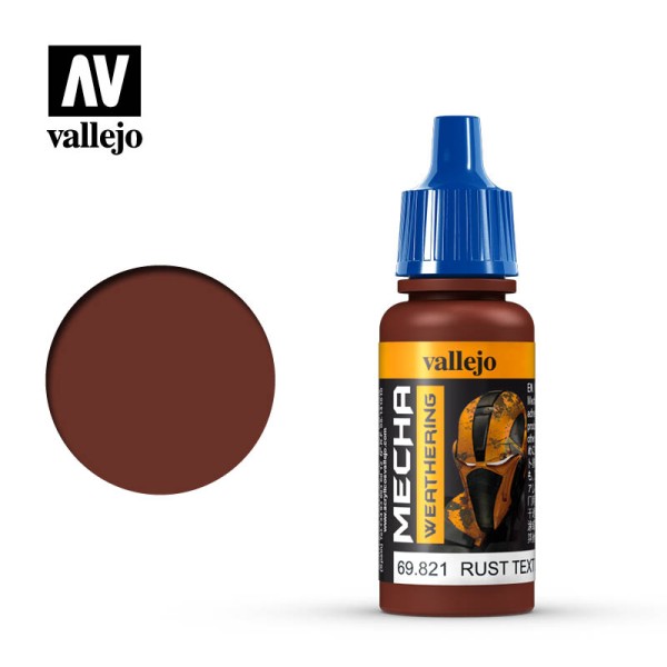 Vallejo - Mecha Color Airbrush Paints - Rust Texture (Matt)