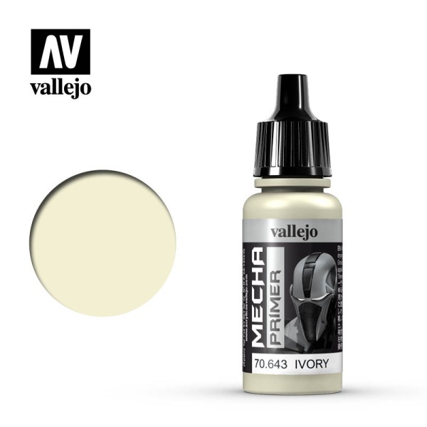 Vallejo - Mecha Color Airbrush Paints - Mecha Ivory Primer