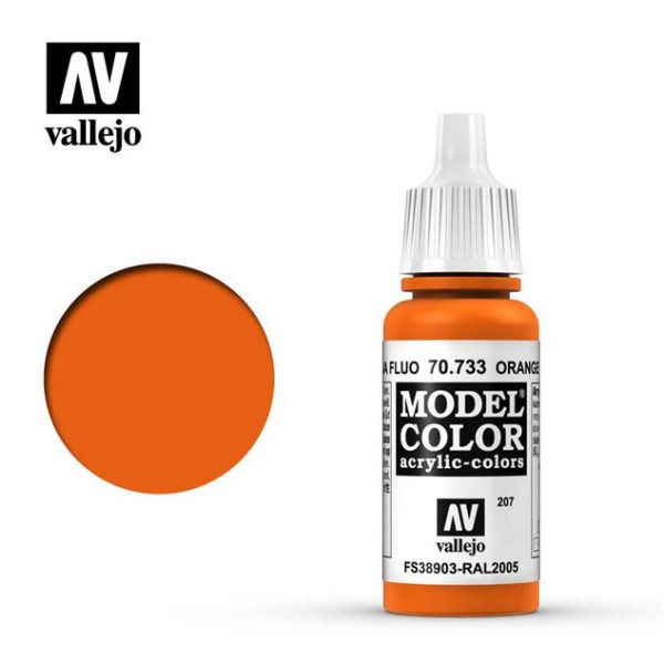 Vallejo - Model Color - Fluorescent Orange 17ml