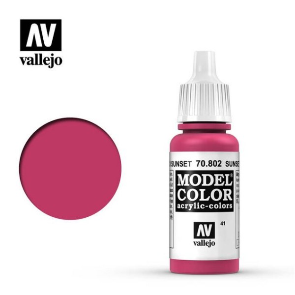 Vallejo - Model Color - Sunset Red 17ml