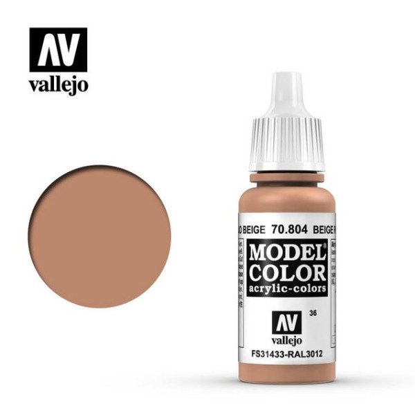 Vallejo - Model Color - Beige Red 17ml