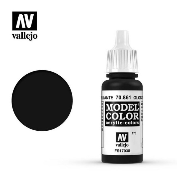 Vallejo - Model Color - Glossy Black 17ml