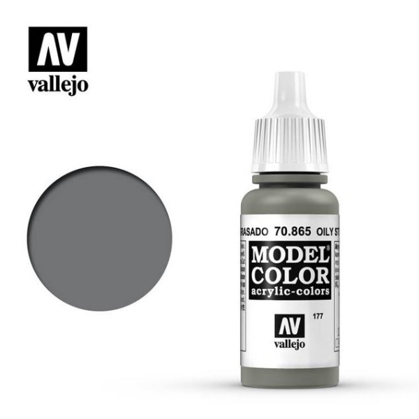 Vallejo - Model Color - Metallic - Oily Steel 17ml