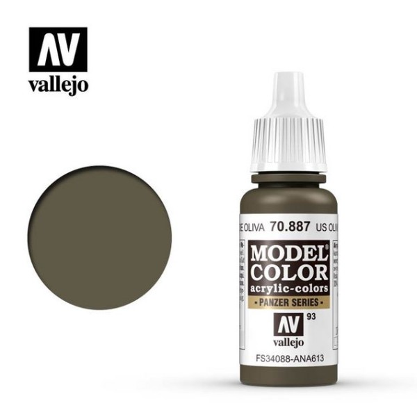 Vallejo - Model Color - Olive Drab 17ml