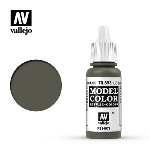 Vallejo - Model Color - US Dark Green 17ml