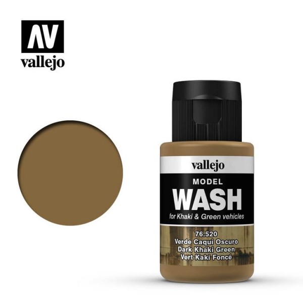 Vallejo - Model Wash - Dark Khaki Green