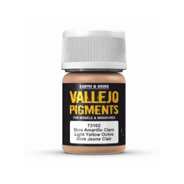 Vallejo - Weathering Pigments - Light Yellow Ochre 30ml