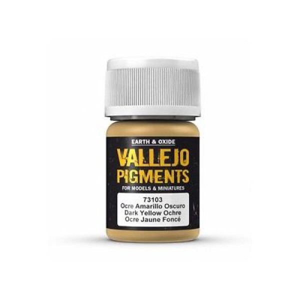 Vallejo - Weathering Pigments - Dark Yellow Ochre 30ml