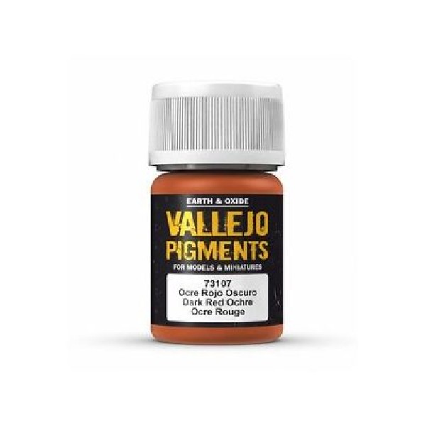 Vallejo - Weathering Pigments - Dark Red Ochre 30ml