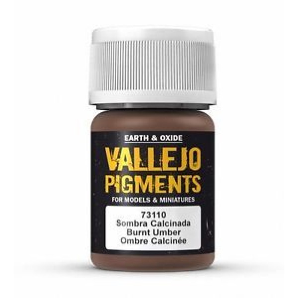 Vallejo - Weathering Pigments - Burnt Umber 30ml