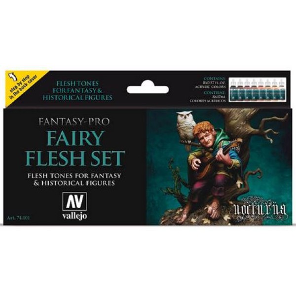 Vallejo - Model Colour - Fairy Flesh Set (8 x 17ml)