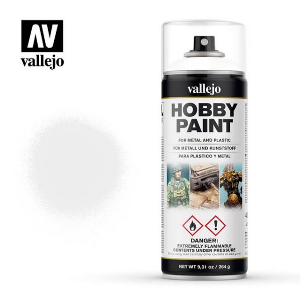 Vallejo - Aerosol - White Primer 400ml (In Store only)