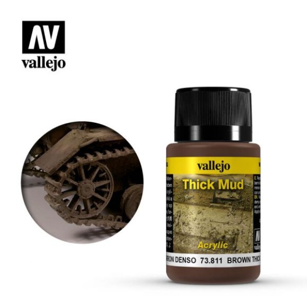 Vallejo - Weathering Effects - Brown Thick Mud 40ml