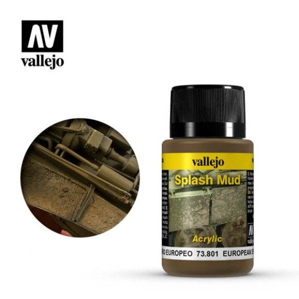 Vallejo - Weathering Effects - European Splash Mud 40ml