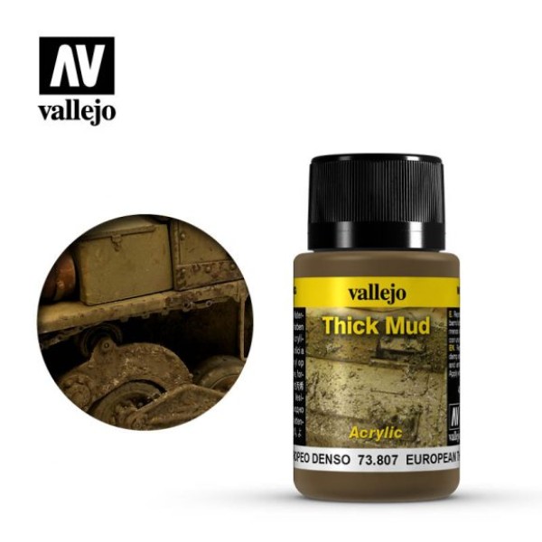 Vallejo - Weathering Effects - European Thick Mud 40ml