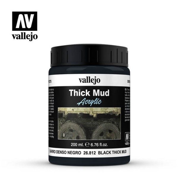 Vallejo - Diorama Effects: Black Mud - 200ml