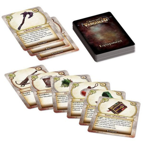 Clearance - Kings Of War - Vanguard - Equipment Cards