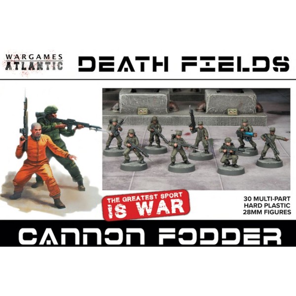 Wargames Atlantic - Death Fields - Cannon Fodder - Plastic Boxed Set