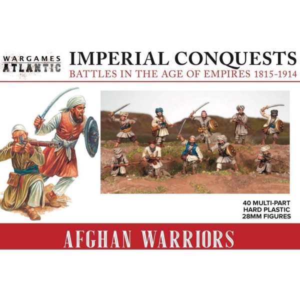 Wargames Atlantic - Imperial Conquests - Afghan Warriors - Plastic Boxed Set (40)