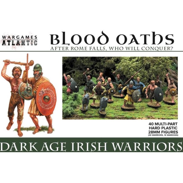 Wargames Atlantic - Dark Age Irish Warriors - Plastic Boxed Set (30)