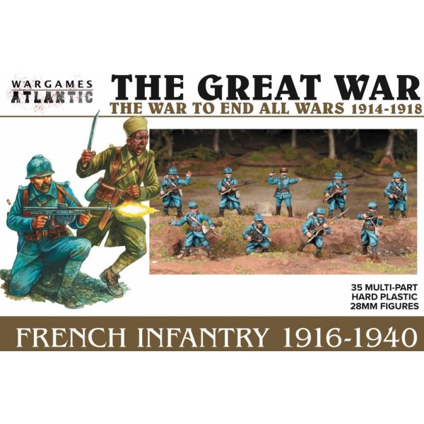 Wargames Atlantic - The Great War - French Infantry (1916-1940)