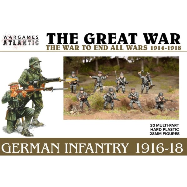 Wargames Atlantic - The Great War - German Infantry (1916-1918) 